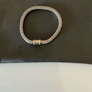 Vintage Sterling Silver wheat pattern bracelet Approximately “7 1/2.”